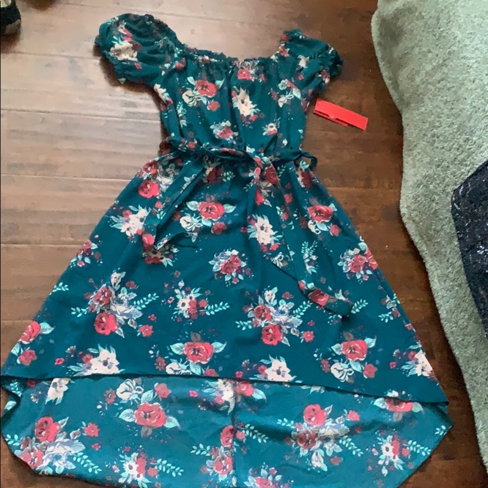 Floral Hi Lo Dress